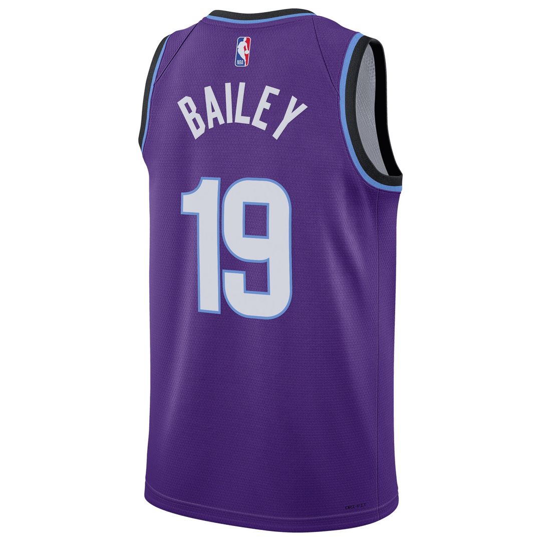 Utah Jazz Ace Bailey Nike Unisex Swingman Jersey - Icon Edition - Purple Team Jersey Sports Fan Apparel