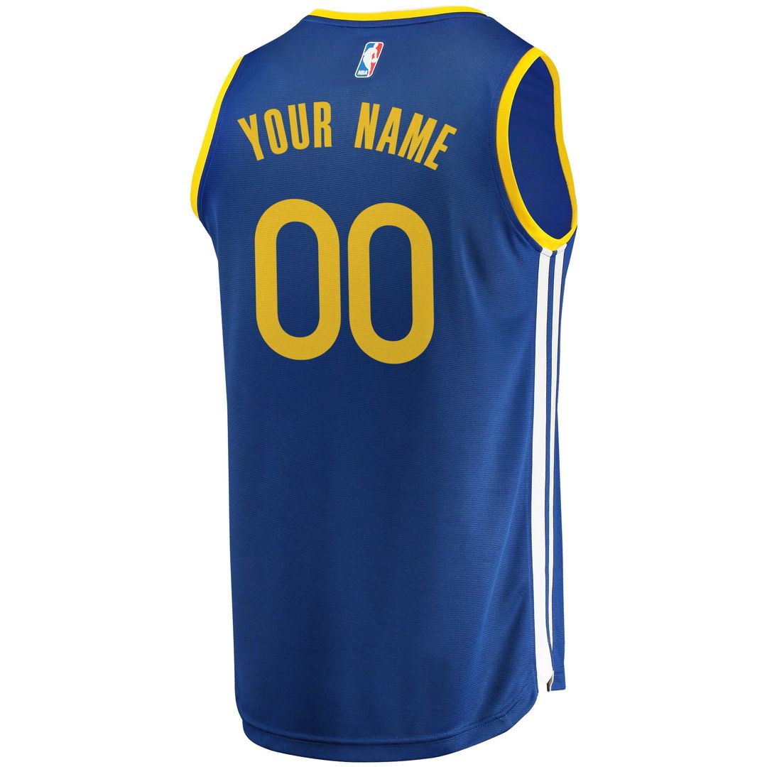 Golden State Warriors Fanatics Youth 2019/20 Fast Break Custom Replica Jersey Royal - Icon Edition Team Jersey Sports Fan Apparel