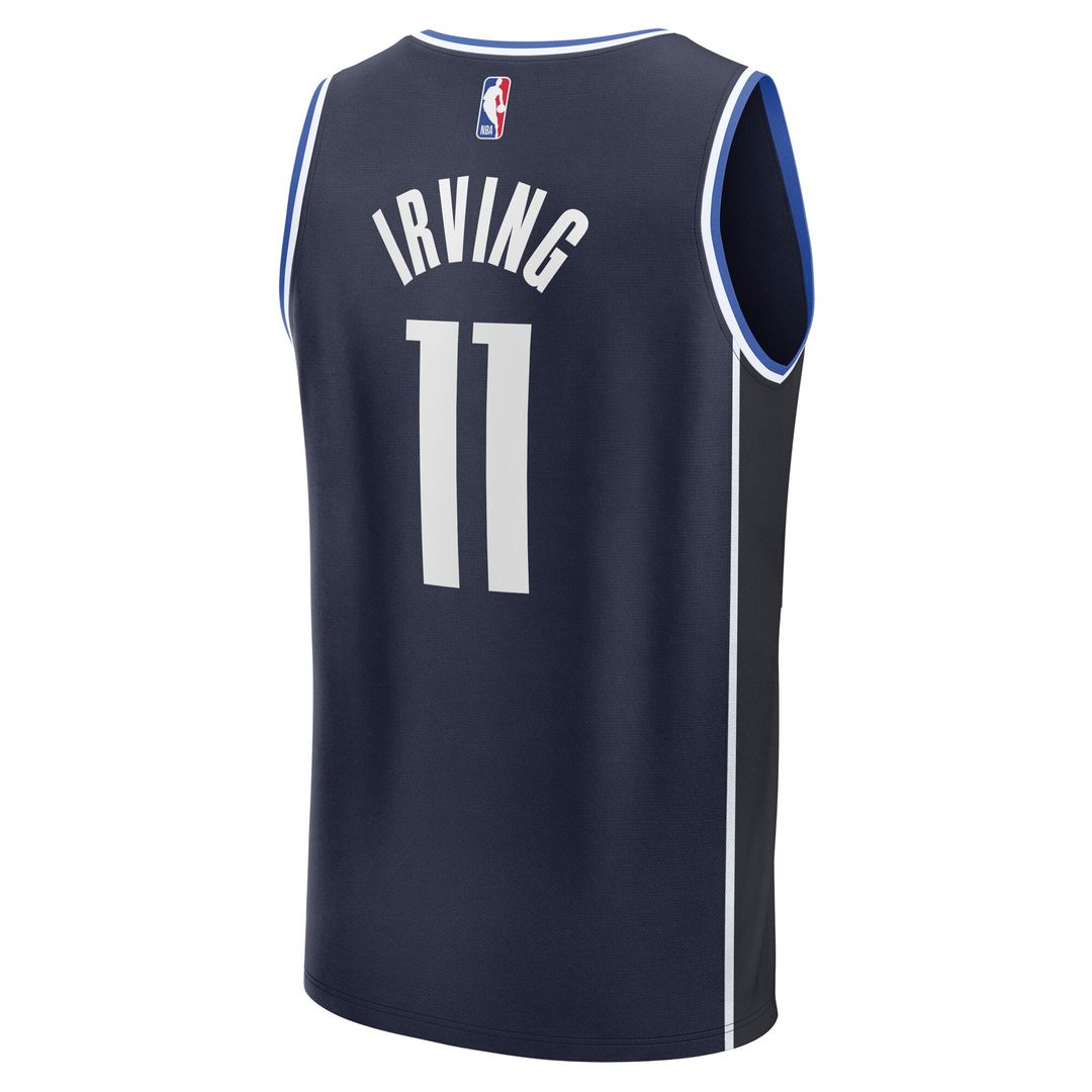 Dallas Mavericks Kyrie Irving Fanatics Fast Break Replica Player Jersey - Statement Edition - Navy Team Jersey Sports Fan Apparel
