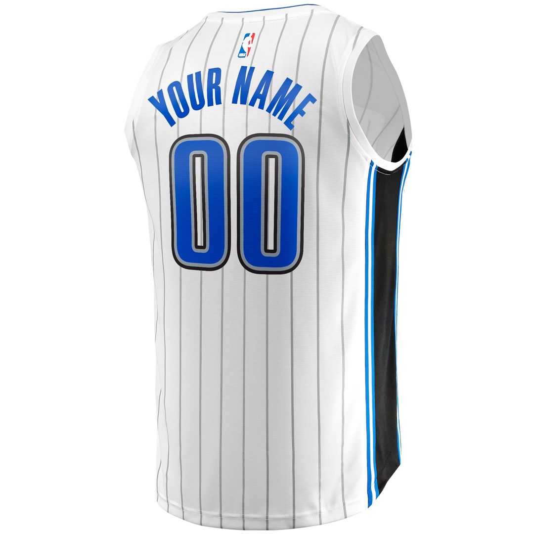 Orlando Magic Fanatics Fast Break Custom Replica Jersey - Association Edition - White Team Jersey Sports Fan Apparel