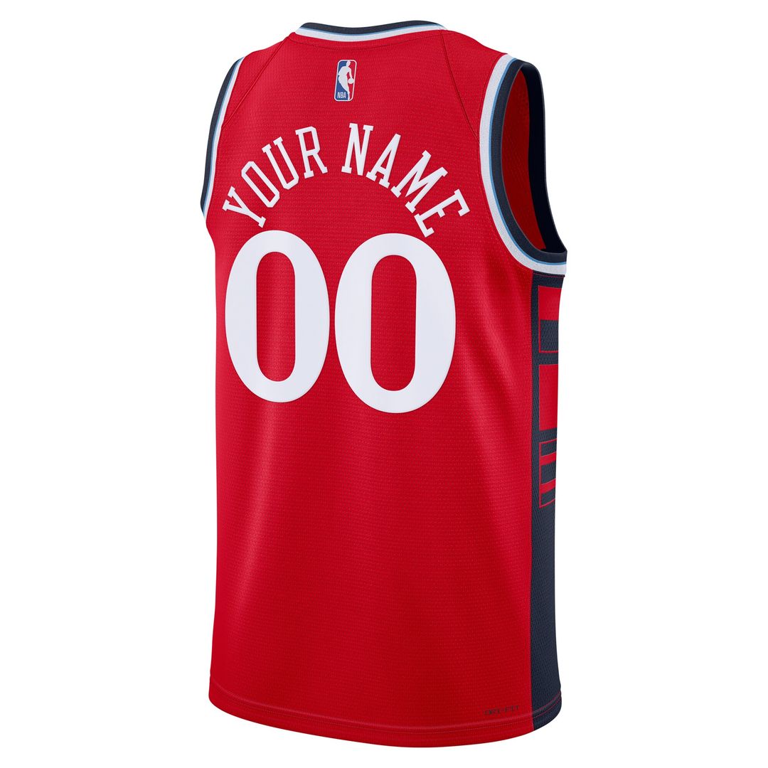 LA Clippers Jordan Brand Unisex 2024/25 Custom Swingman Jersey - Statement Edition - Red Team Jersey Sports Fan Apparel
