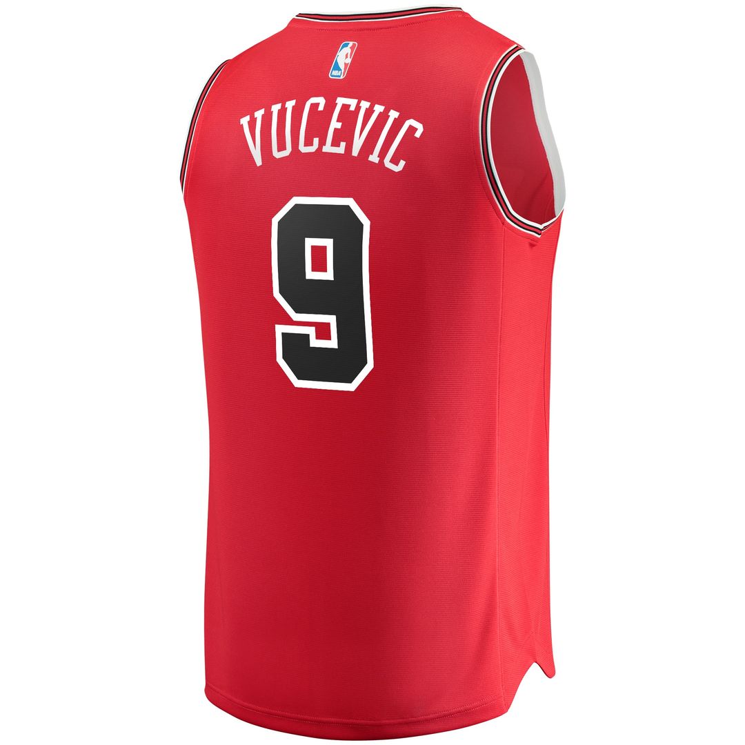 Chicago Bulls Nikola Vucevic Fanatics Youth Fast Break Replica Jersey - Icon Edition - Red Team Jersey Sports Fan Apparel