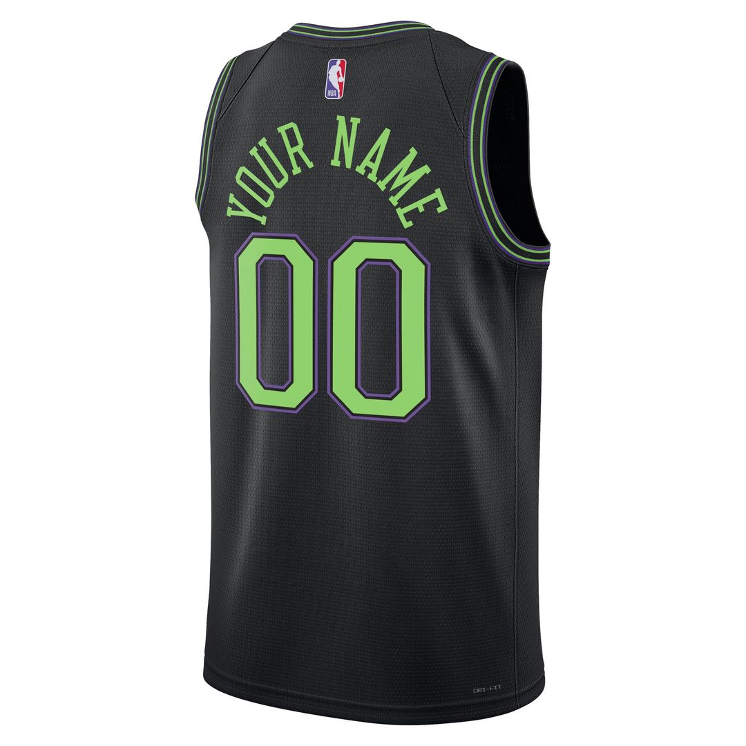 New Orleans Pelicans Nike Unisex 2025/26 City Edition Swingman Custom Jersey - Black Team Jersey Sports Fan Apparel