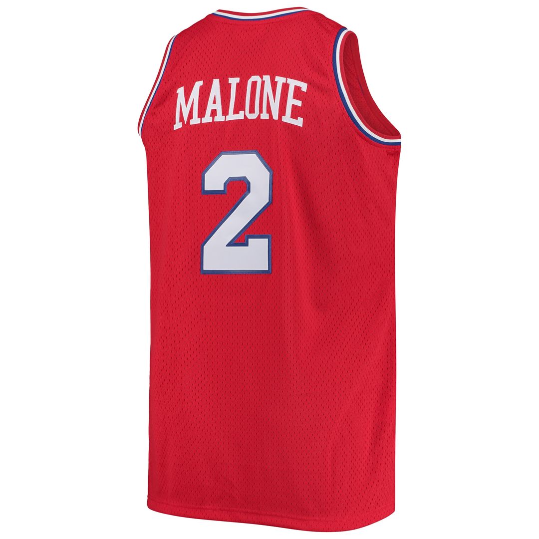 Philadelphia 76ers Moses Malone Mitchell & Ness 1982/83 Big & Tall Hardwood Classics Swingman Jersey - Red Team Jersey Sports Fan Apparel