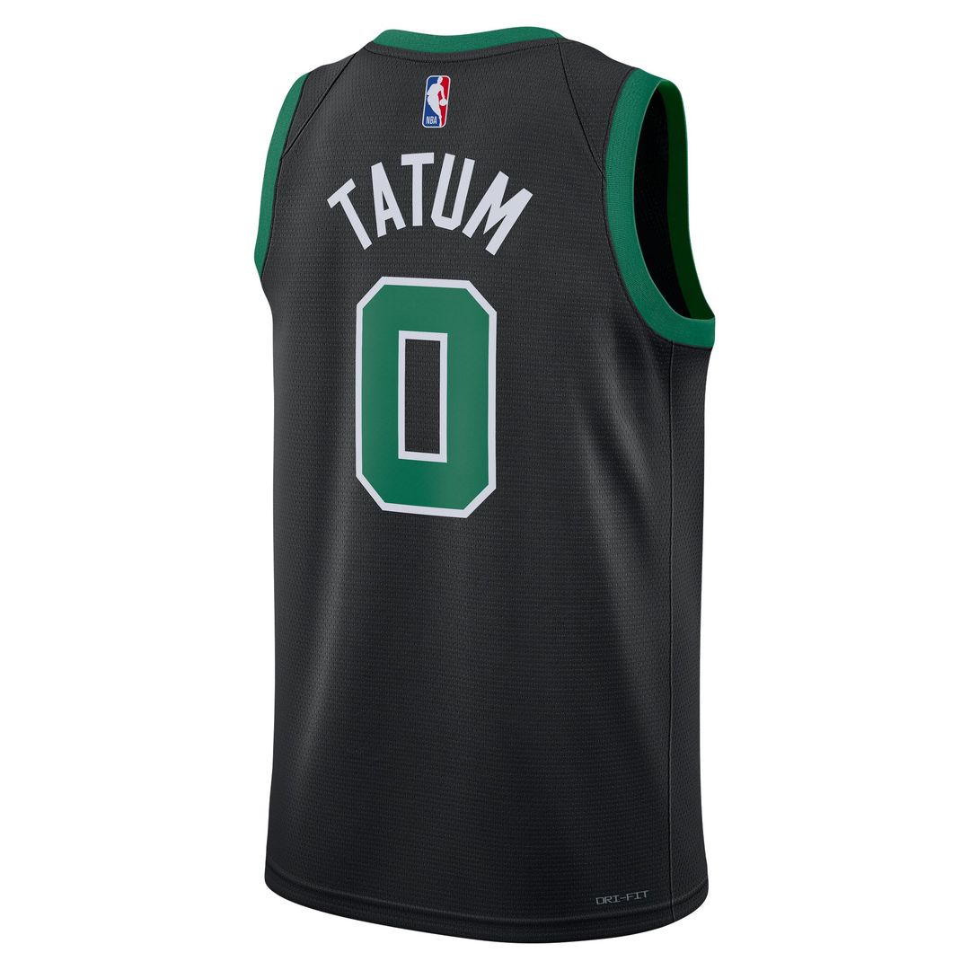 Boston Celtics Jayson Tatum Jordan Brand Unisex Swingman Jersey - Statement Edition - Black Team Jersey Sports Fan Apparel