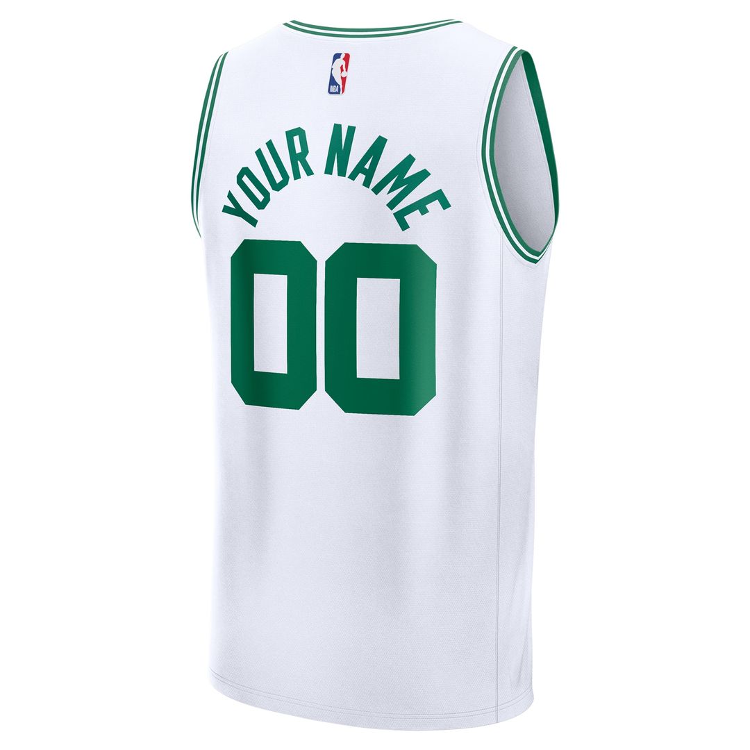Boston Celtics Fanatics Fast Break Custom Jersey - Icon Edition - Kelly Green Team Jersey Sports Fan Apparel