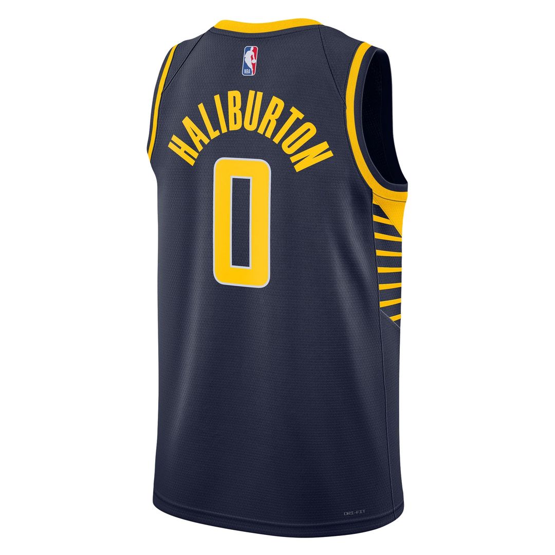 Indiana Pacers Tyrese Haliburton Nike Unisex Swingman Jersey - Icon Edition - Navy Team Jersey Sports Fan Apparel
