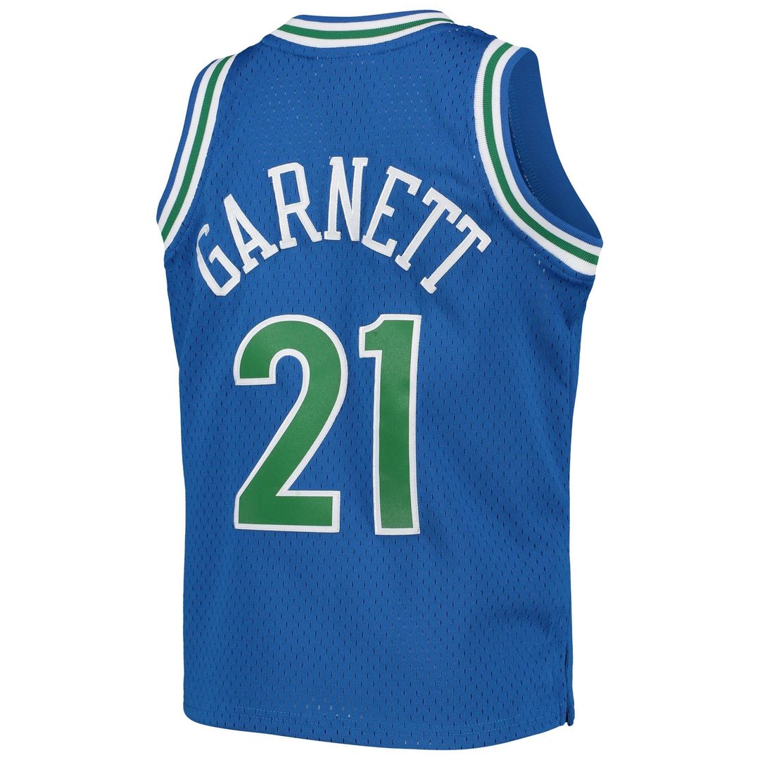 Minnesota Timberwolves Kevin Garnett Mitchell & Ness Youth 1997/98 Hardwood Classics Swingman Jersey - Black Team Jersey Sports Fan Apparel