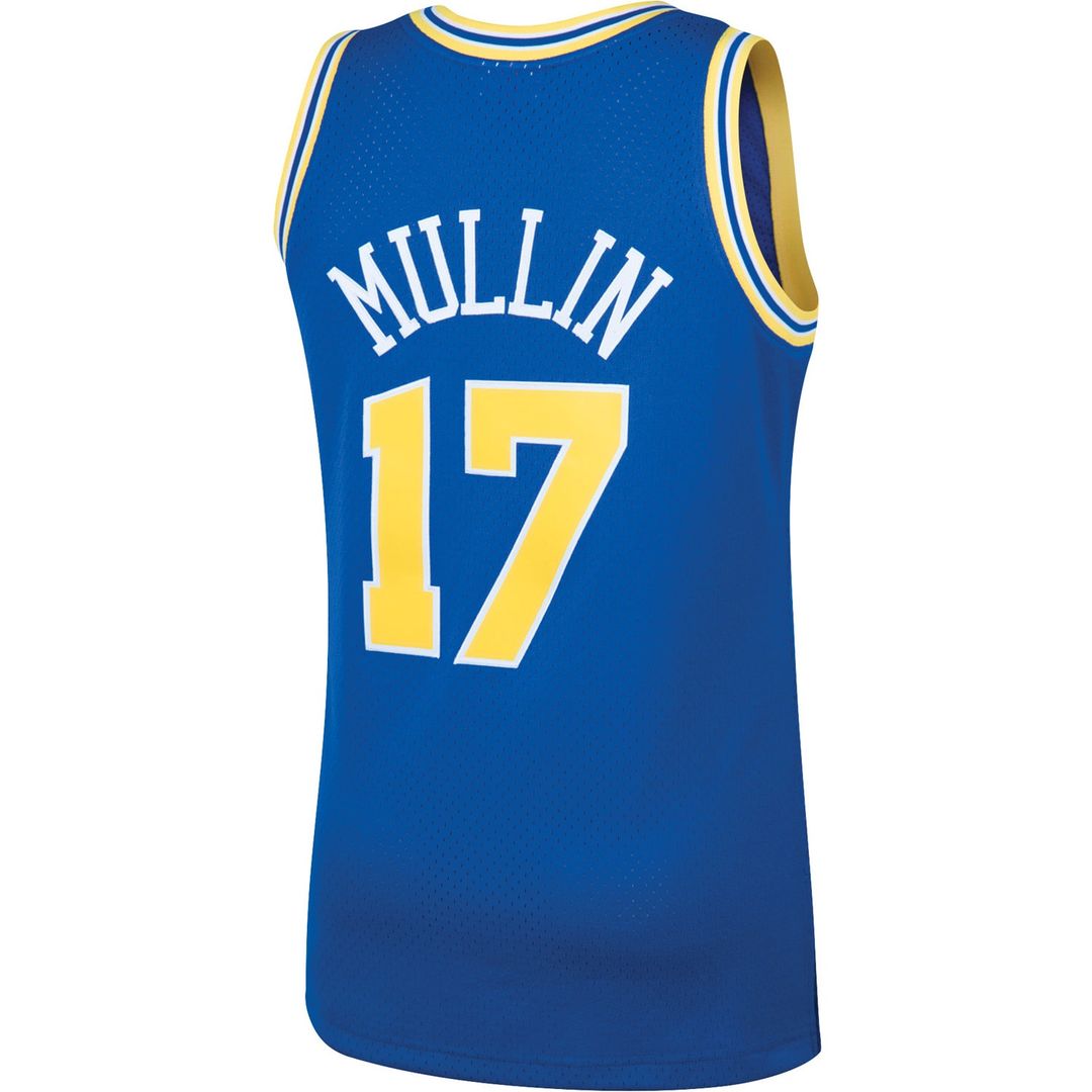 Golden State Warriors Chris Mullin Mitchell & Ness 1993/94 Hardwood Classics Swingman Jersey - Royal Team Jersey Sports Fan Apparel