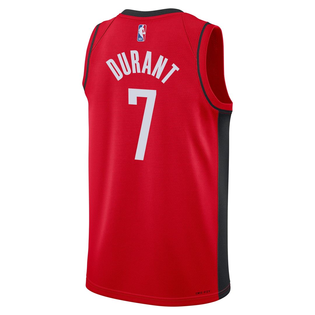 Houston Rockets Kevin Durant Nike Youth Swingman Jersey - Icon Edition - Red Team Jersey Sports Fan Apparel