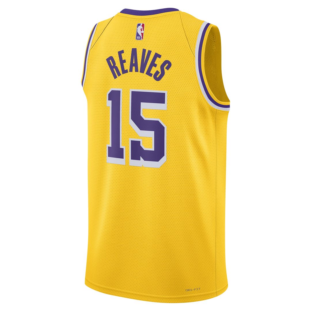 Los Angeles Lakers Austin Reaves Nike Unisex Swingman Jersey - Icon Edition - Gold Team Jersey Sports Fan Apparel