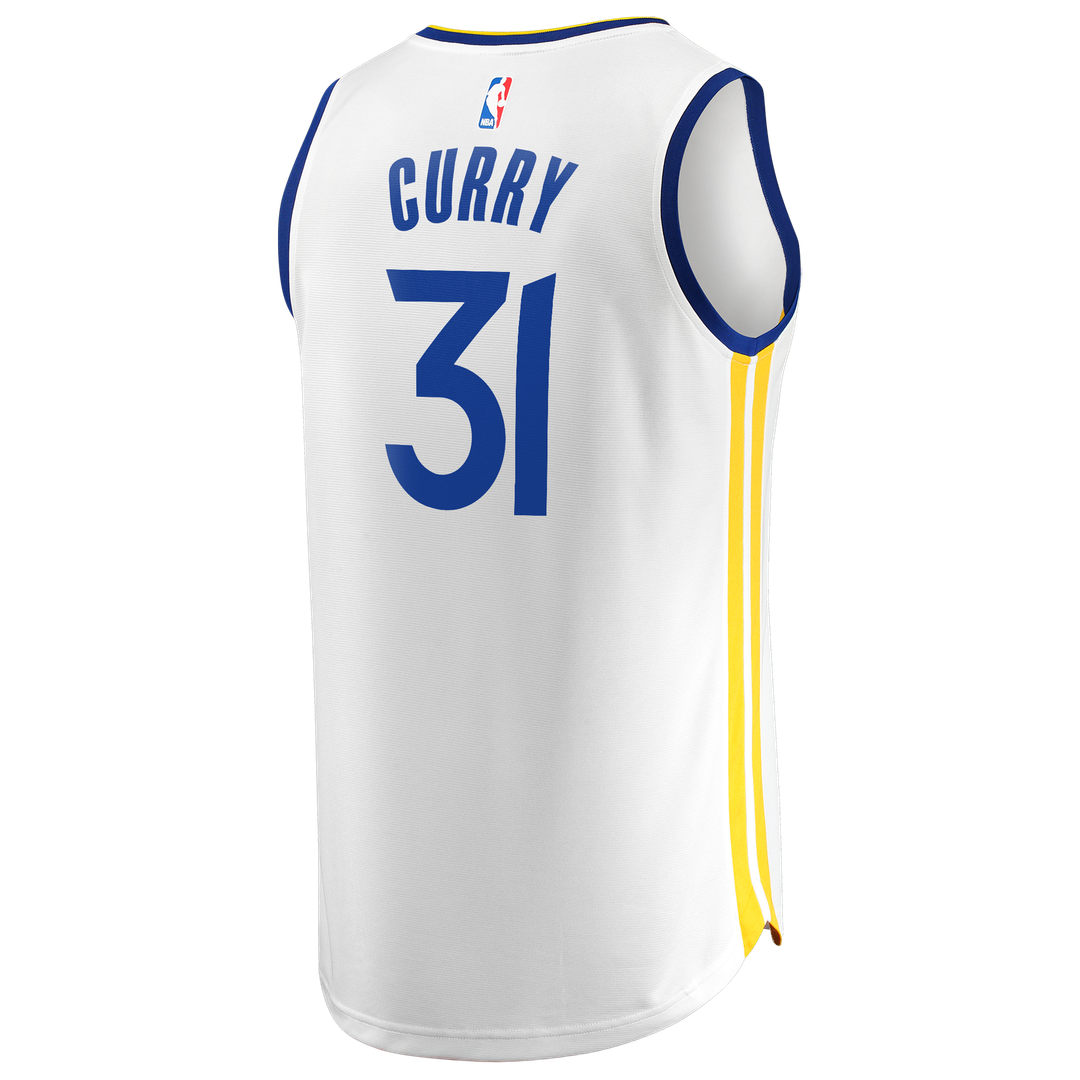 Golden State Warriors Seth Curry Fanatics Fast Break Replica Jersey - White - Association Edition Team Jersey Sports Fan Apparel