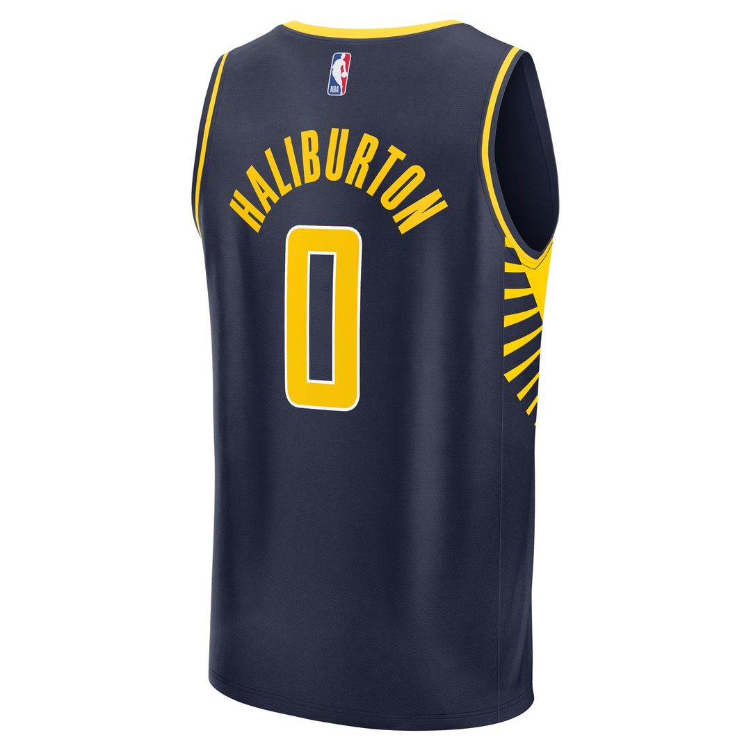 Indiana Pacers Tyrese Haliburton Fanatics Youth Fast Break Replica Player Jersey - Icon Edition - Navy Team Jersey Sports Fan Apparel