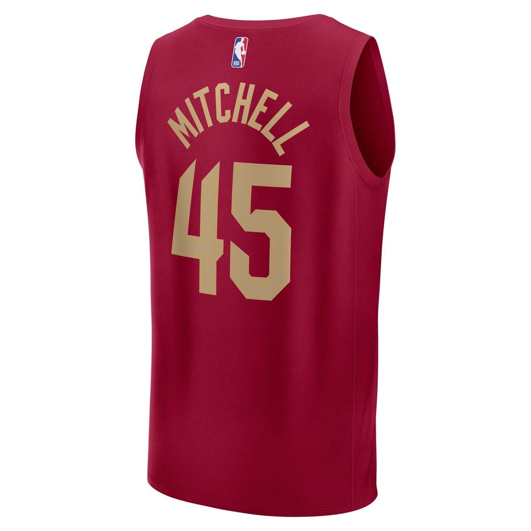 Cleveland Cavaliers Donovan Mitchell Fanatics Fast Break Replica Player Jersey - Icon Edition - Wine Team Jersey Sports Fan Apparel