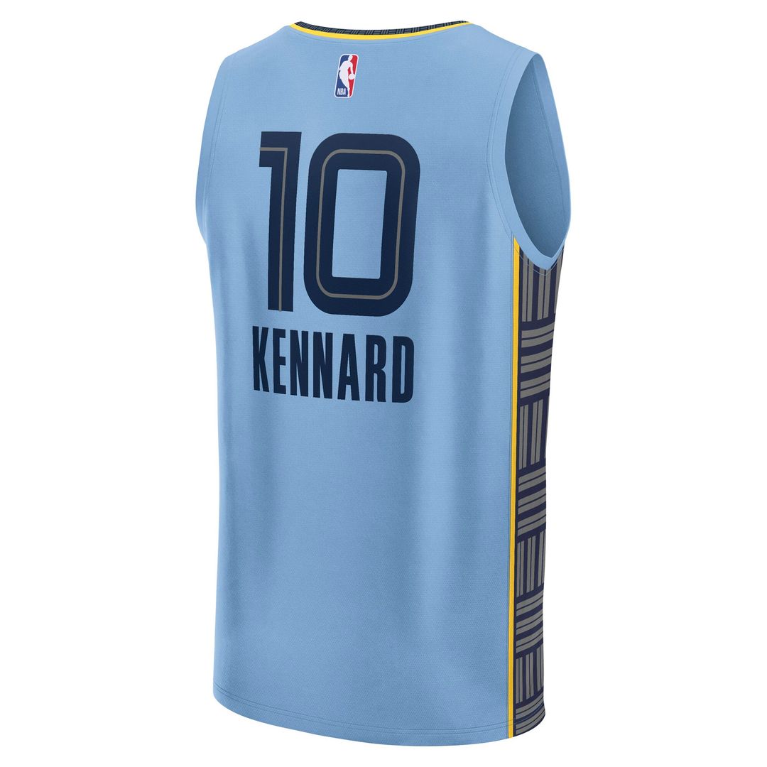 Memphis Grizzlies Luke Kennard Fanatics Fast Break Replica Player Jersey - Statement Edition - Light Blue Team Jersey Sports Fan Apparel