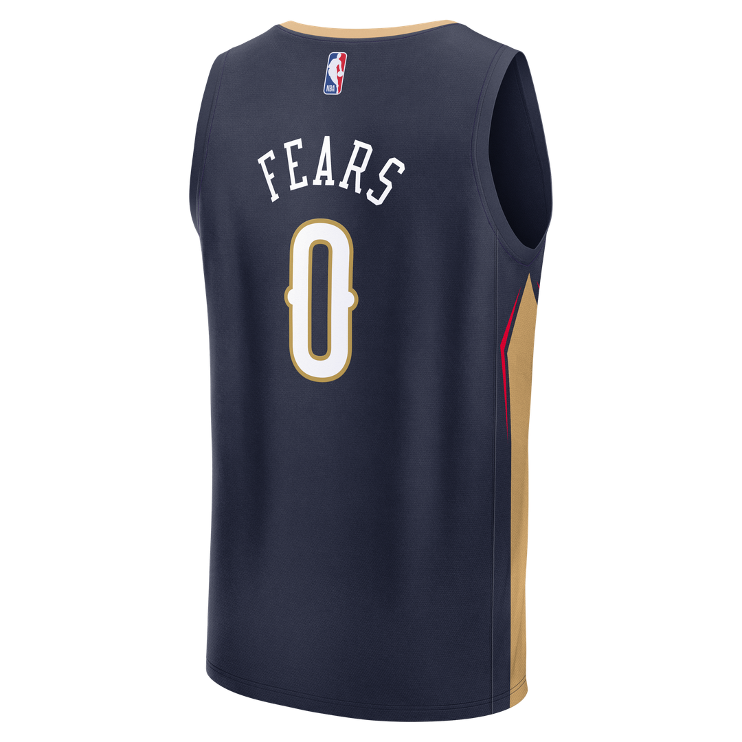 New Orleans Pelicans Jeremiah Fears Fanatics Fast Break Replica Jersey - Navy - Icon Edition Team Jersey Sports Fan Apparel