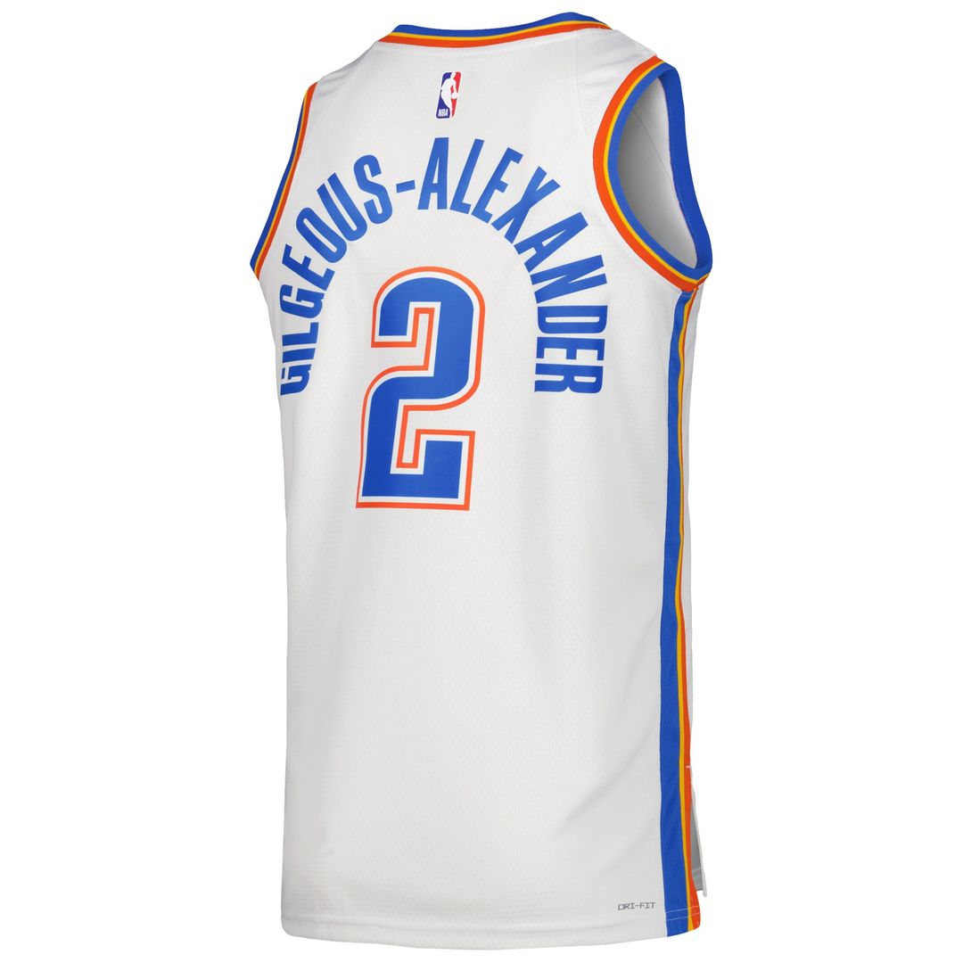 Oklahoma City Thunder Shai Gilgeous - Alexander Nike Unisex Swingman Jersey - Icon Edition - Blue Team Jersey Sports Fan Apparel