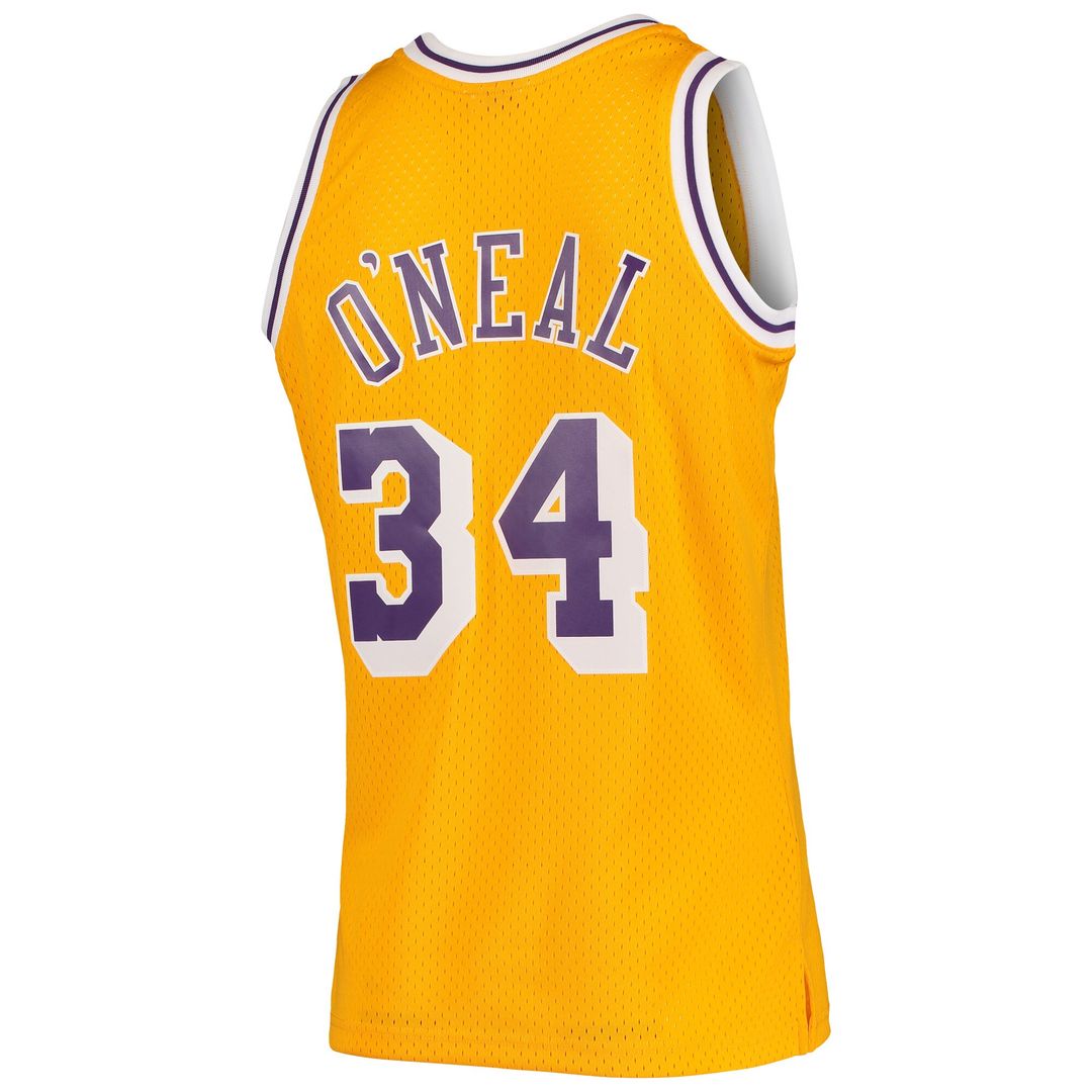 Los Angeles Lakers Shaquille O'Neal Mitchell & Ness Hardwood Classics Swingman Jersey - Purple Team Jersey Sports Fan Apparel