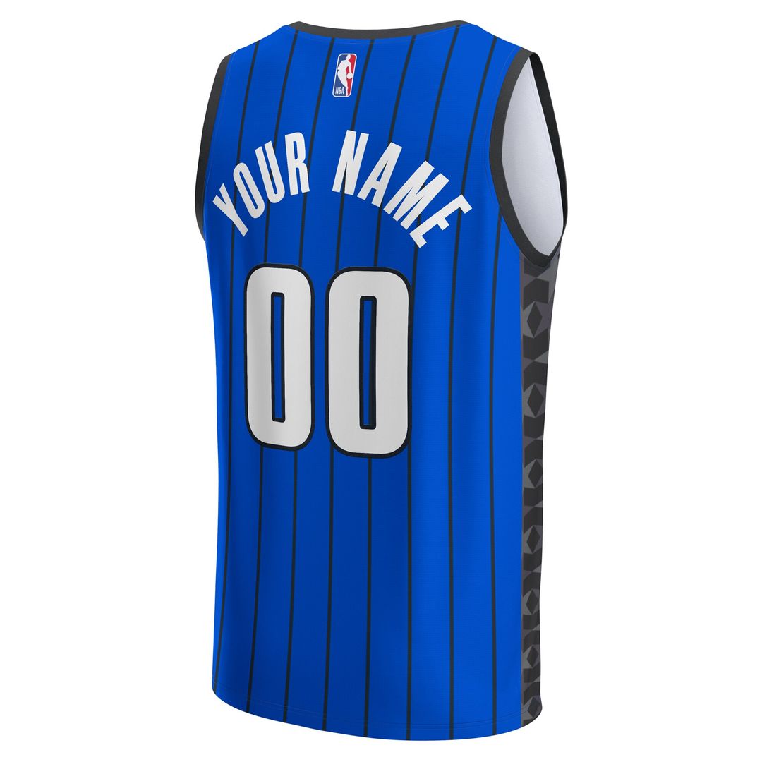 Orlando Magic Fanatics Youth Fast Break Replica Custom Jersey - Statement Edition - Blue Team Jersey Sports Fan Apparel