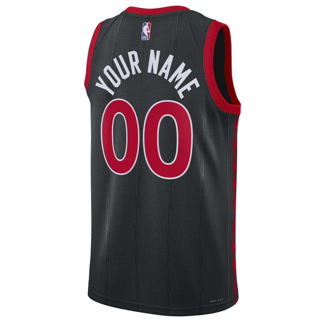 Toronto Raptors Jordan Brand Unisex 2022/23 Swingman Custom Jersey - Statement Edition - Black Team Jersey Sports Fan Apparel