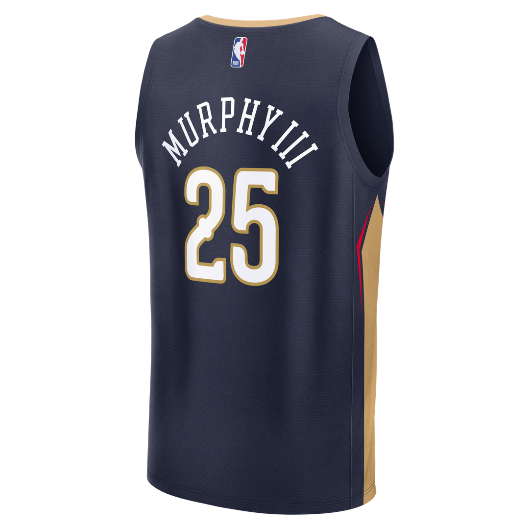 New Orleans Pelicans Trey Murphy III Fanatics Fast Break Replica Jersey - Navy - Icon Edition Team Jersey Sports Fan Apparel