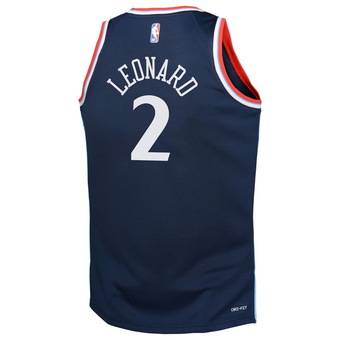 LA Clippers Kawhi Leonard Nike Youth Swingman Jersey - Icon Edition - Royal Team Jersey Sports Fan Apparel