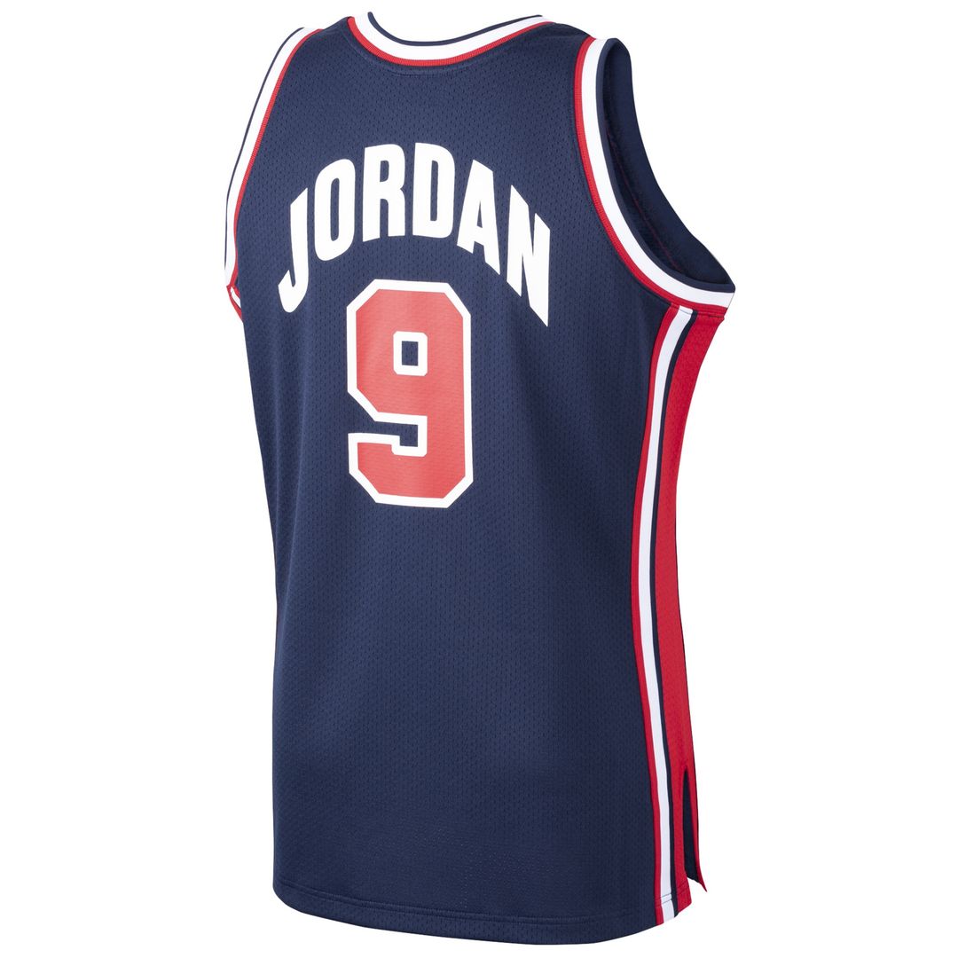 Michael Jordan USA Basketball Mitchell & Ness Home 1992 Dream Team Authentic Jersey - Navy Team Jersey Sports Fan Apparel