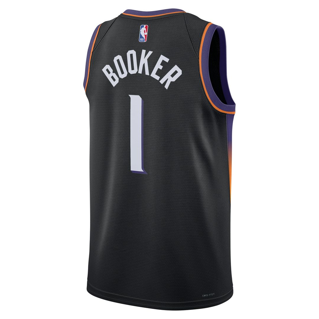 Phoenix Suns Devin Booker Jordan Brand Unisex Swingman Jersey - Statement Edition - Black Team Jersey Sports Fan Apparel