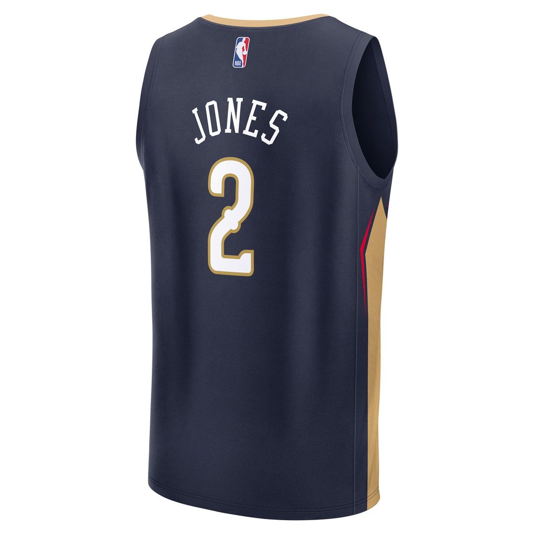 New Orleans Pelicans Herbert Jones Fanatics Fast Break Replica Player Jersey - Icon Edition - Navy Team Jersey Sports Fan Apparel