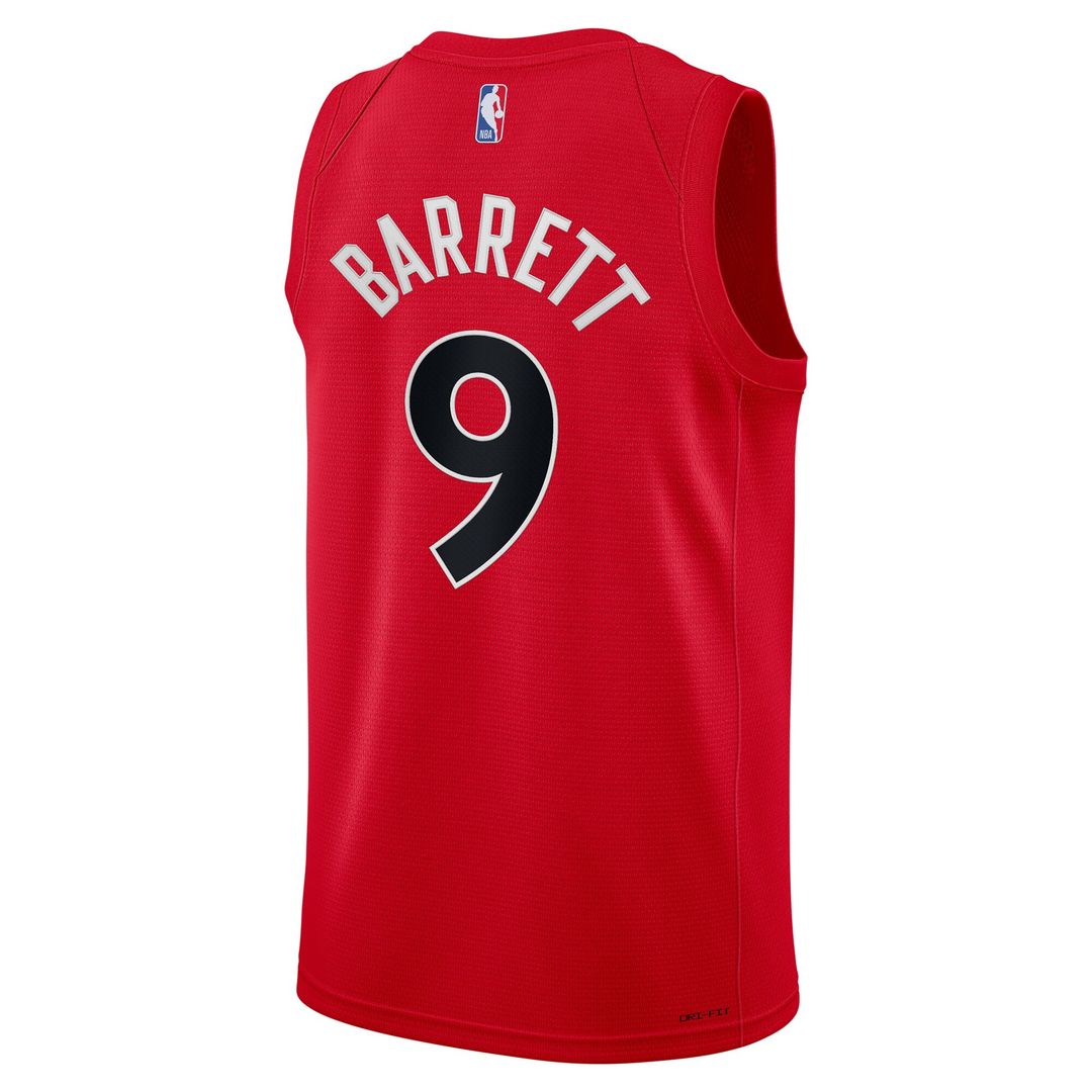 Toronto Raptors RJ Barrett Nike Youth Swingman Jersey - Icon Edition - Red Team Jersey Sports Fan Apparel