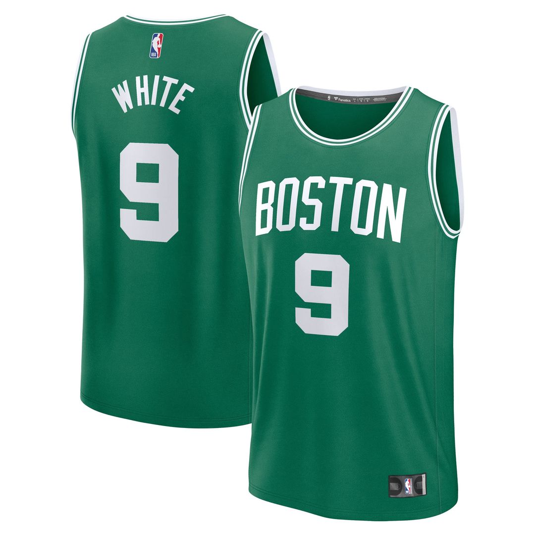 Boston Celtics Derrick White Fanatics Fast Break Replica Player Jersey - Icon Edition - Kelly Green Team Jersey Sports Fan Apparel