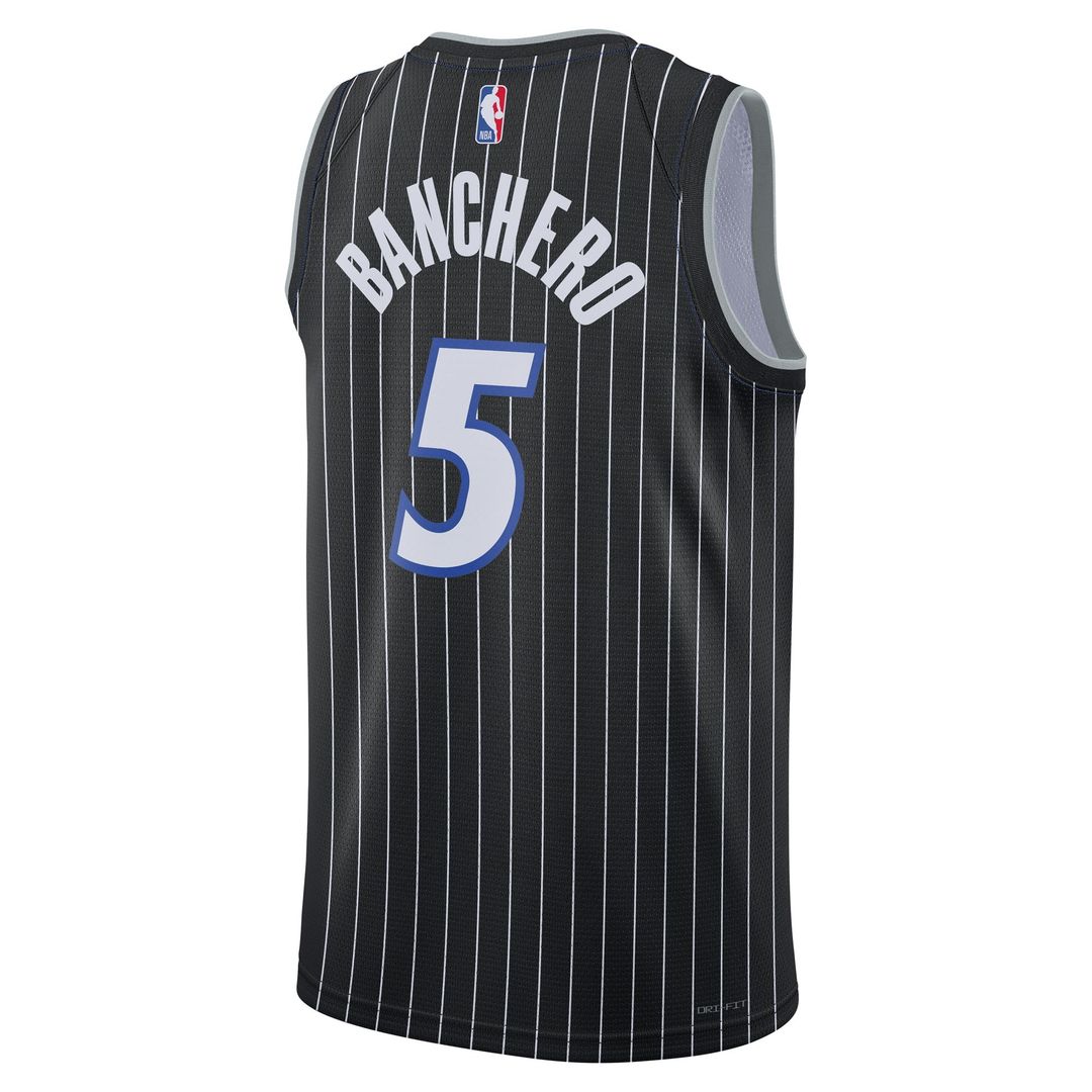 Orlando Magic Paolo Banchero Jordan Brand Unisex Swingman Jersey - Statement Edition - Black Team Jersey Sports Fan Apparel