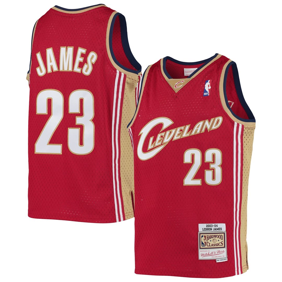 Cleveland Cavaliers LeBron James Mitchell & Ness Youth 2008 - 09 Hardwood Classics Swingman Jersey - Navy Team Jersey Sports Fan Apparel
