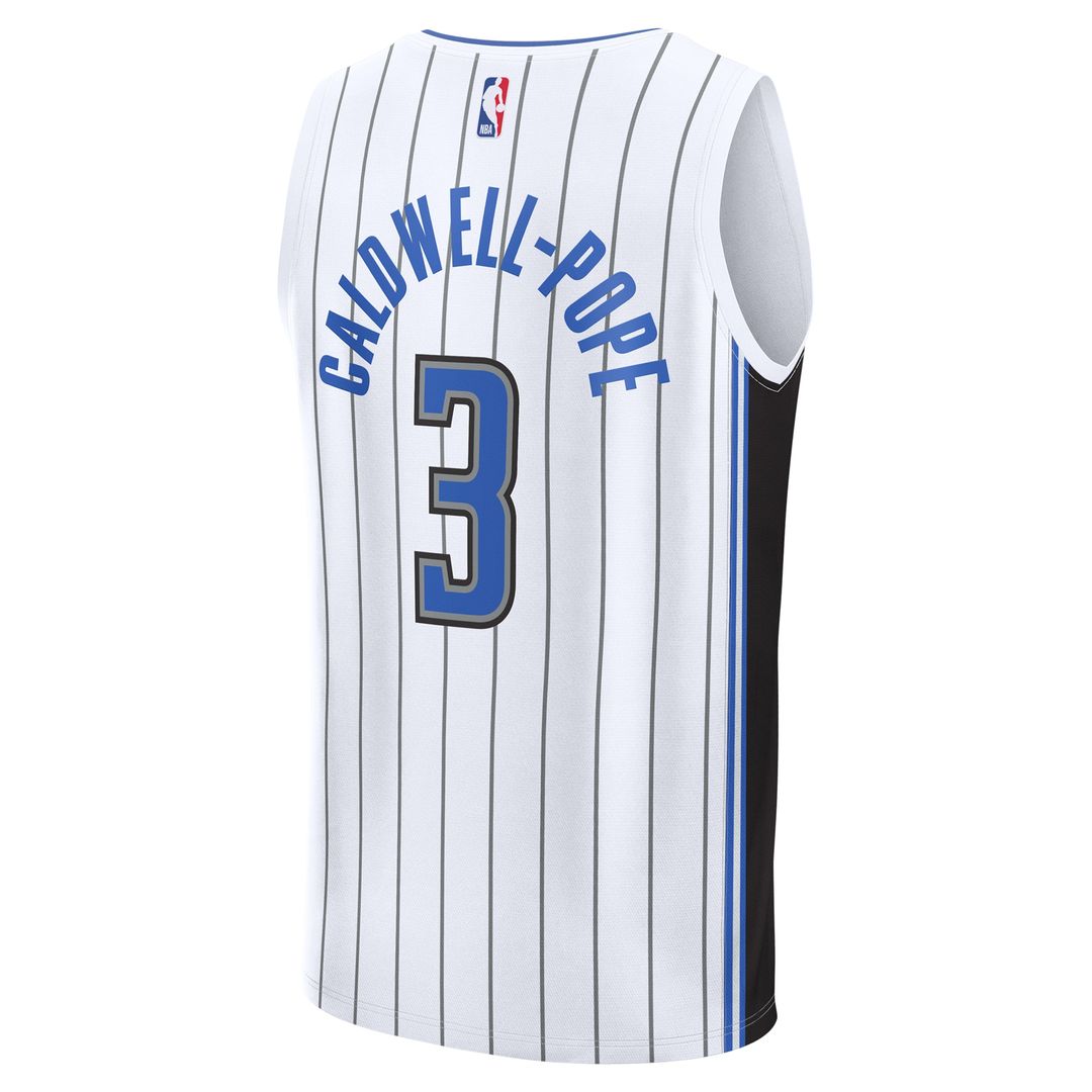 Orlando Magic Kentavious Caldwell - Pope Fanatics Fast Break Replica Player Jersey - Association Edition - White Team Jersey Sports Fan Apparel
