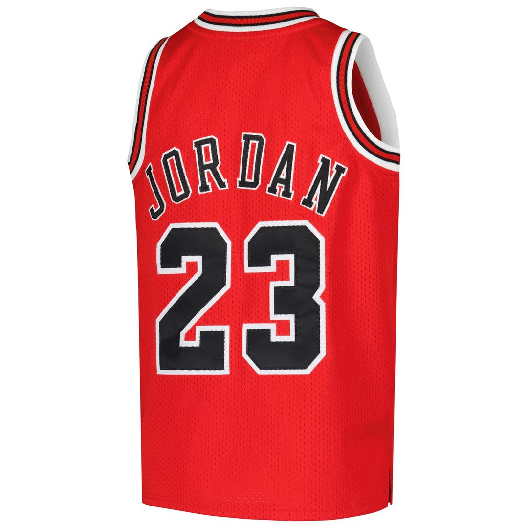 Chicago Bulls Michael Jordan Mitchell & Ness Youth Hardwood Classics 1997/98 Authentic Jersey - Red Team Jersey Sports Fan Apparel