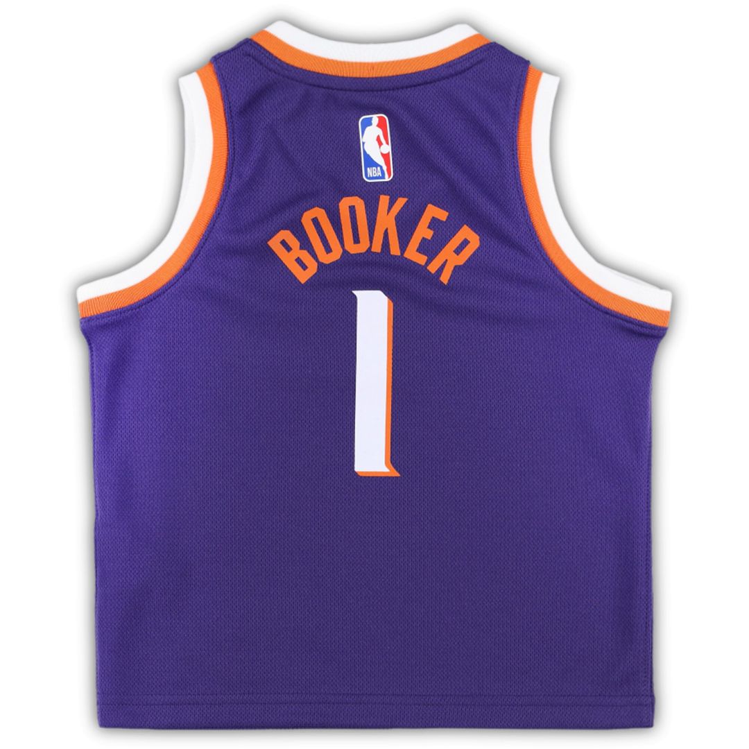 Phoenix Suns Devin Booker Nike Toddler Swingman Player Jersey - Icon Edition - Purple Team Jersey Sports Fan Apparel