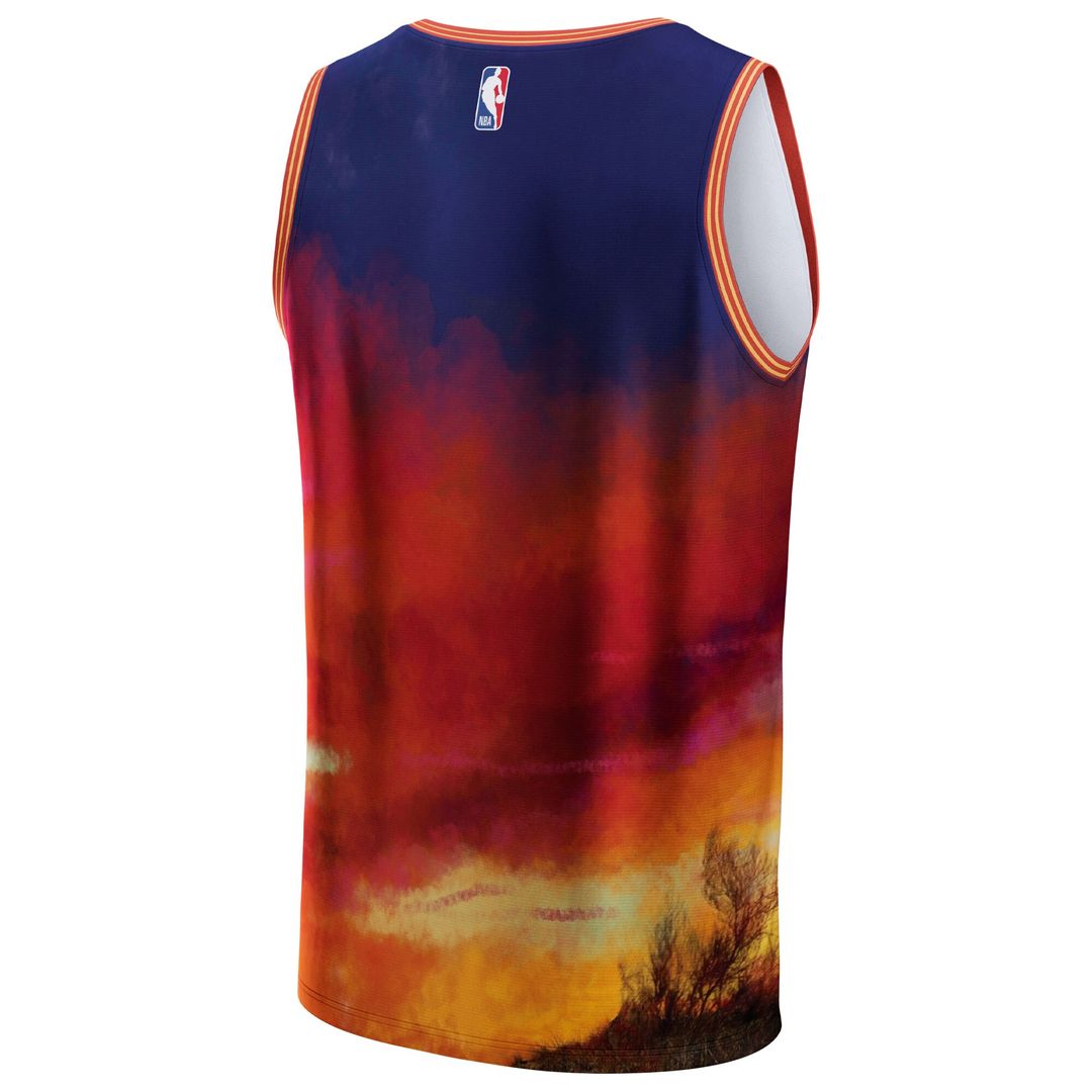 Phoenix Suns NBA & KidSuper Studios by Fanatics Unisex Hometown Jersey - Red Team Jersey Sports Fan Apparel