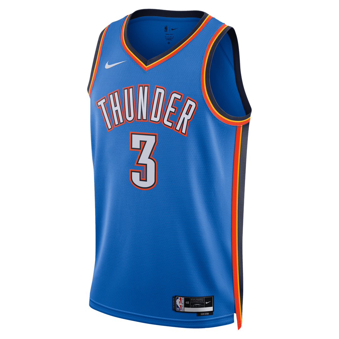 Oklahoma City Thunder Jared McCain Nike Unisex Swingman Jersey - Icon Edition - Blue Team Jersey Sports Fan Apparel