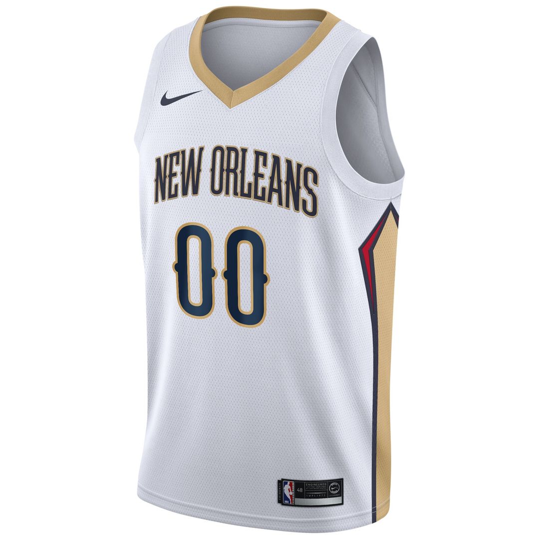 New Orleans Pelicans Nike 2020/21 Swingman Custom Jersey - Association Edition - White Team Jersey Sports Fan Apparel