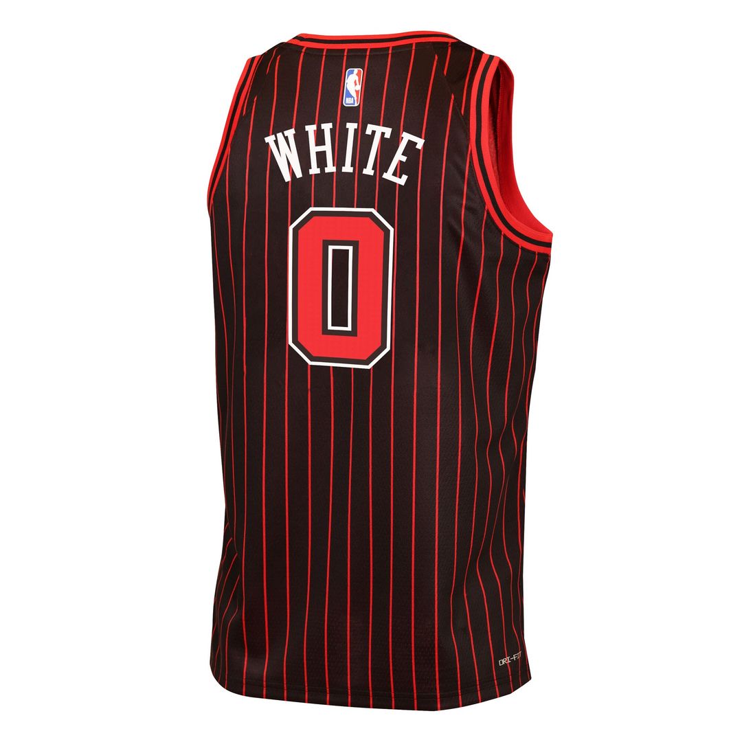 Chicago Bulls Coby White Jordan Brand Youth Swingman Jersey - Statement Edition - Black Team Jersey Sports Fan Apparel