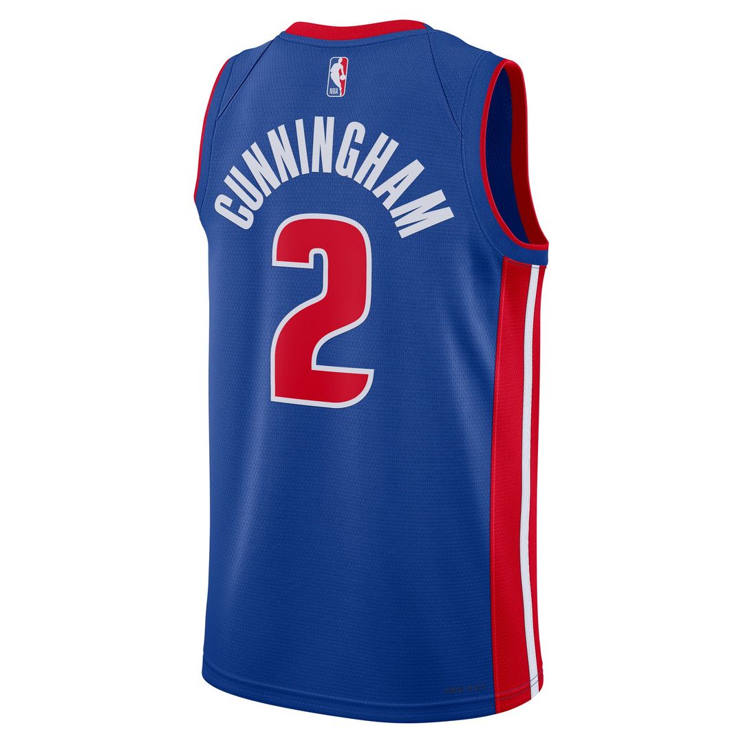Detroit Pistons Cade Cunningham Nike Unisex Swingman Jersey - Icon Edition - Blue Team Jersey Sports Fan Apparel