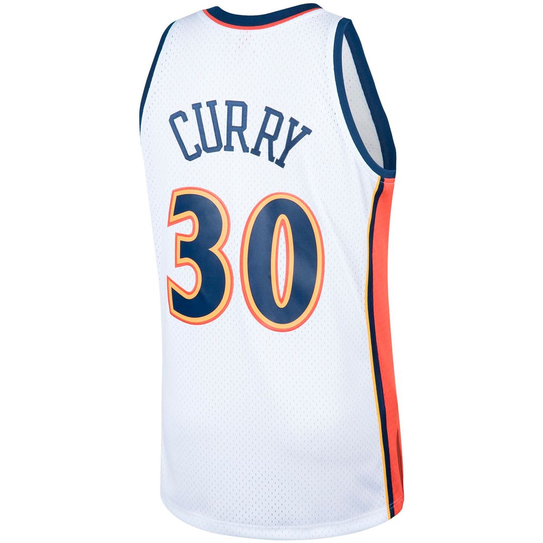 Golden State Warriors Stephen Curry Mitchell & Ness Hardwood Classics Swingman Jersey - Orange Team Jersey Sports Fan Apparel
