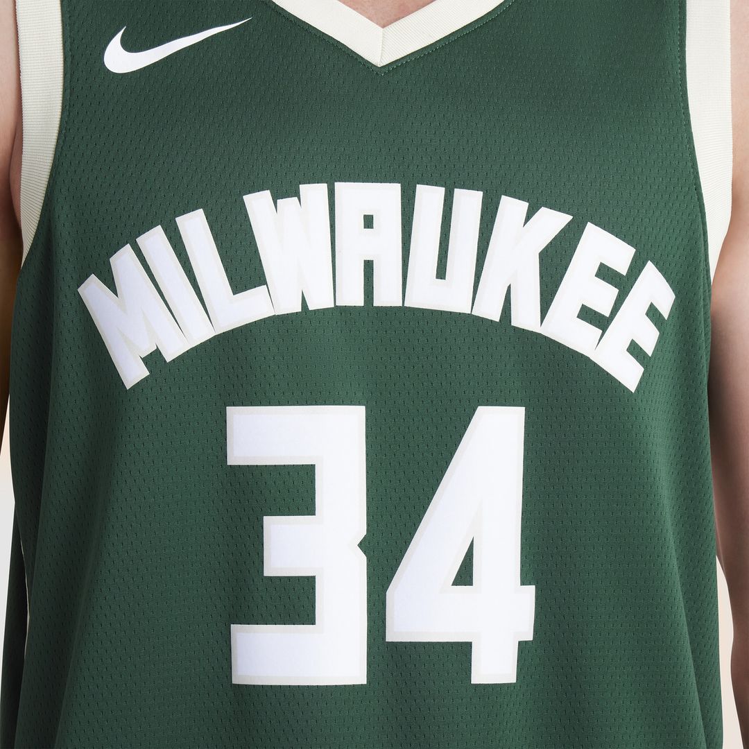 Milwaukee Bucks Giannis Antetokounmpo Nike Unisex Swingman Jersey - Association Edition - White Team Jersey Sports Fan Apparel