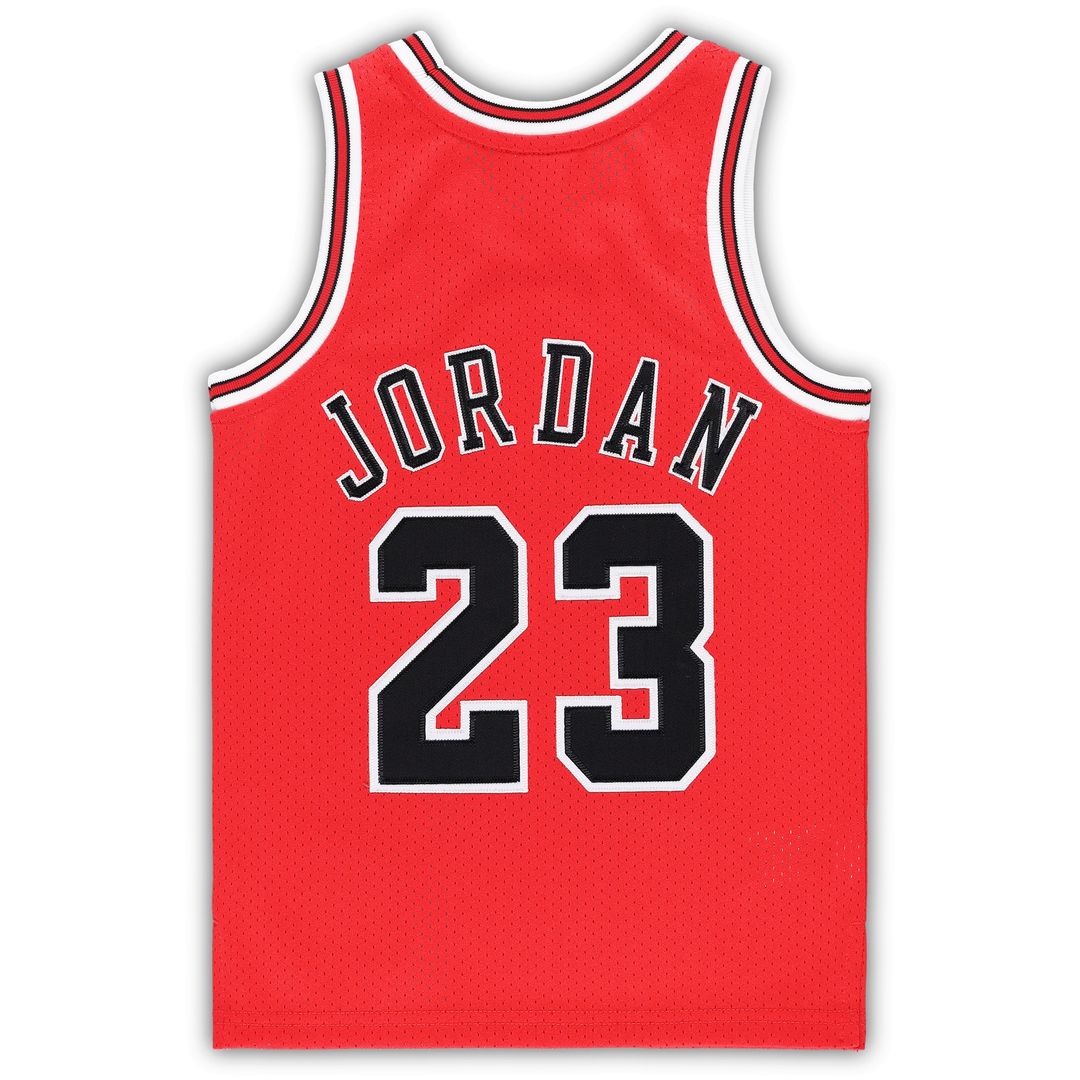 Chicago Bulls Michael Jordan Mitchell & Ness Preschool 1997/98 Hardwood Classics Authentic Jersey - Red Team Jersey Sports Fan Apparel