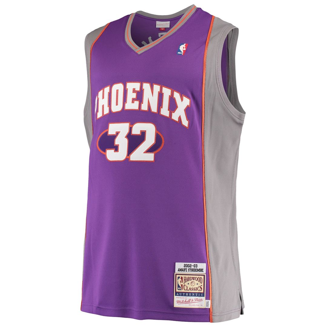 Phoenix Suns Amar'e Stoudemire Mitchell & Ness Hardwood Classics Authentic Jersey - Purple Team Jersey Sports Fan Apparel