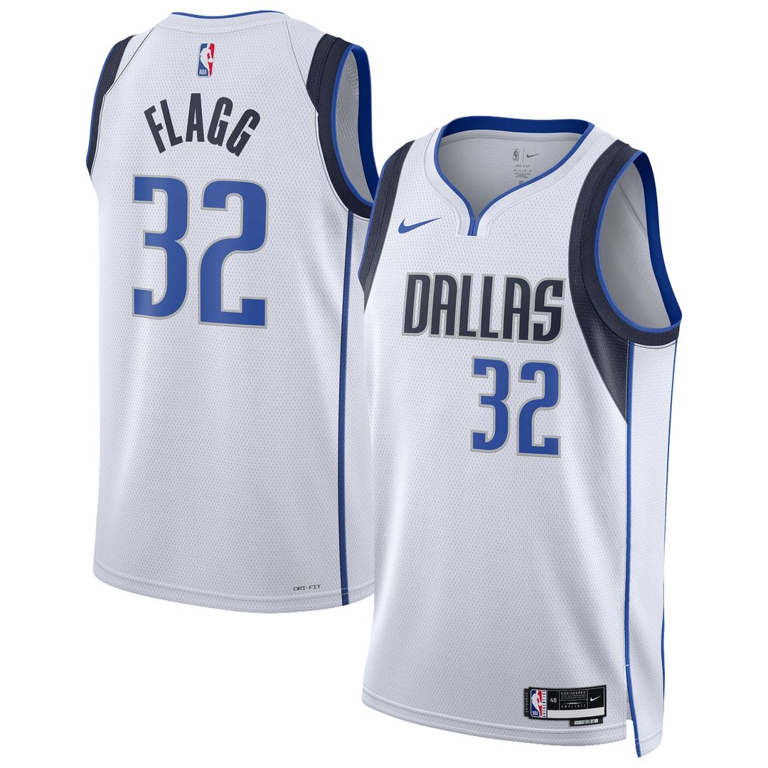 Dallas Mavericks Cooper Flagg Nike Unisex Swingman Player Jersey - Association Edition - White Team Jersey Sports Fan Apparel