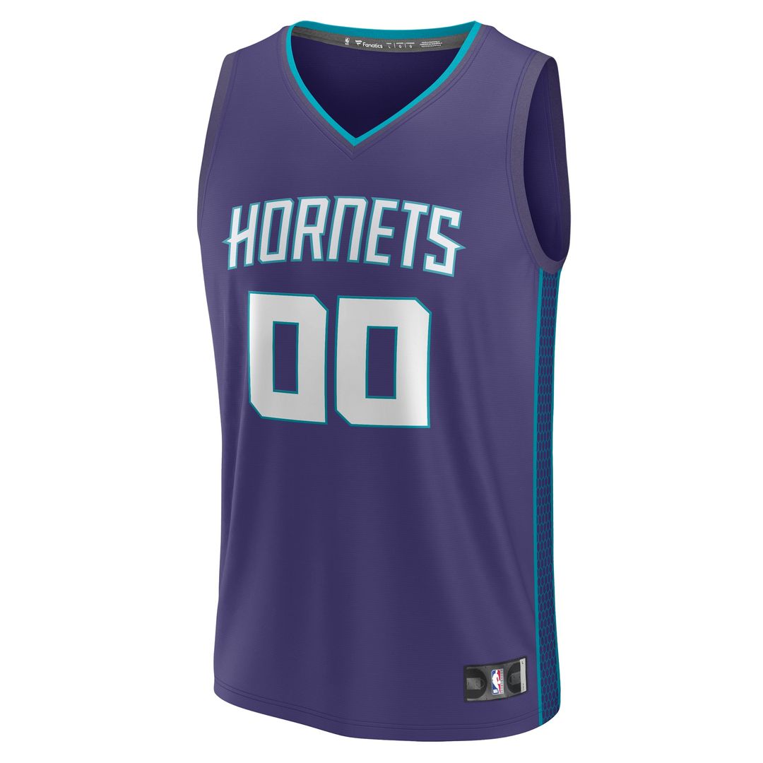Charlotte Hornets Fanatics Fast Break Custom Jersey - Purple - Statement Edition Team Jersey Sports Fan Apparel