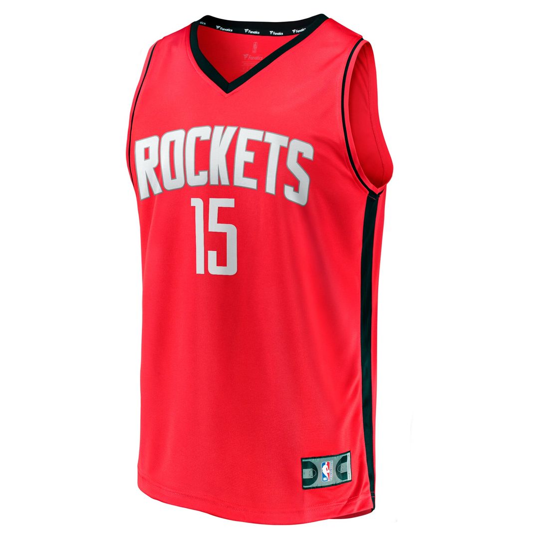 Houston Rockets Reed Sheppard Fanatics Youth 2024 NBA Draft Fast Break Player Jersey - Icon Edition - Red Team Jersey Sports Fan Apparel