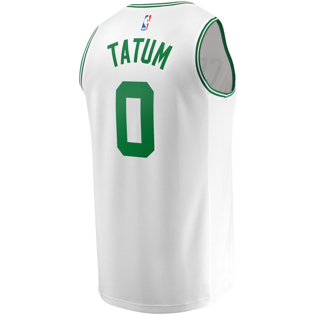 Boston Celtics Jayson Tatum Fanatics Fast Break Replica Away Jersey White - Association Edition Team Jersey Sports Fan Apparel