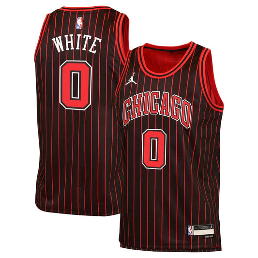 Chicago Bulls Coby White Jordan Brand Youth Swingman Jersey - Statement Edition - Black Team Jersey Sports Fan Apparel